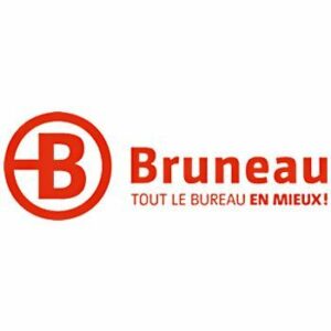 Logo rouge Bruneau, tout le bureau en mieux